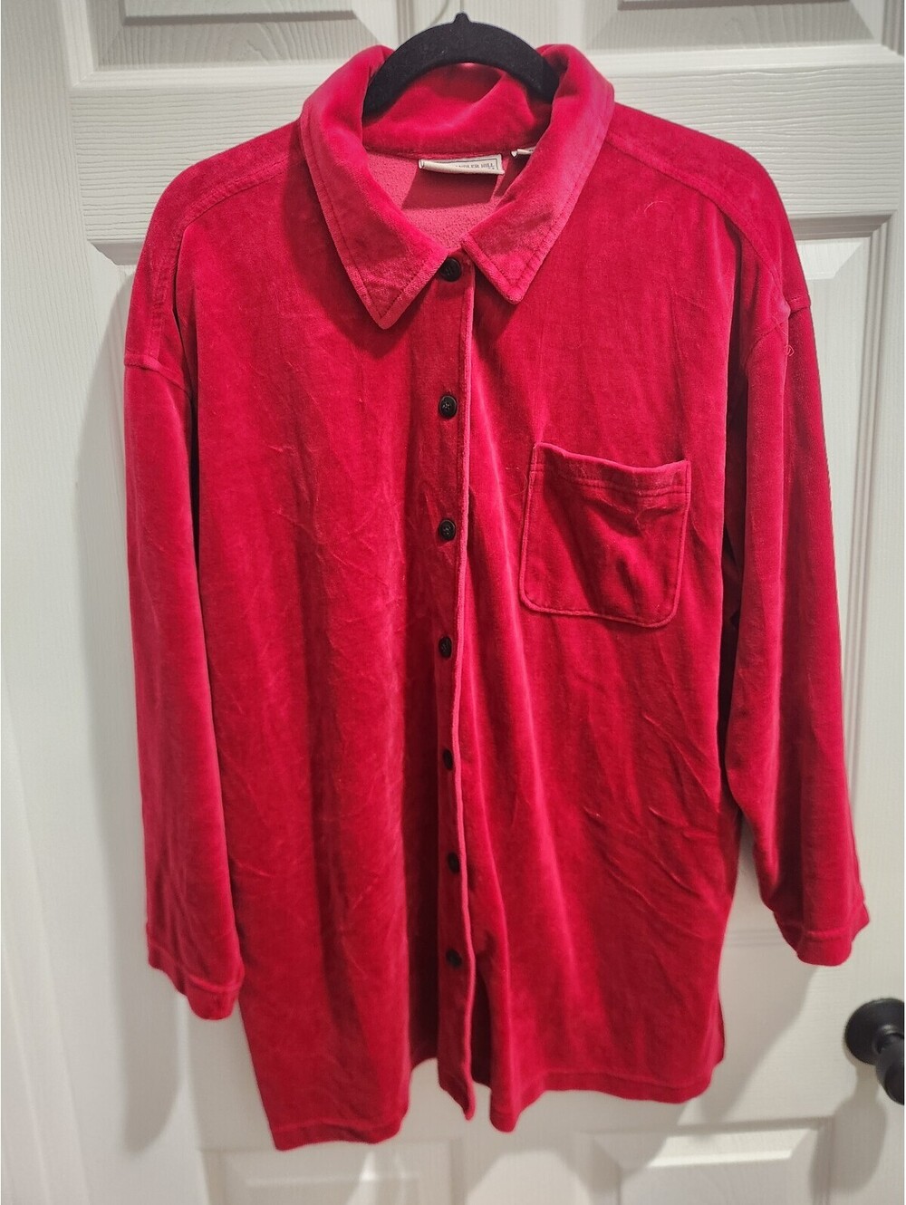 Chandler Hill Sport II Red Button-Up Shirt Jacket 2XL